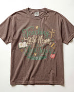 Teaching Little Hearts To Love Jesus Sage Kindergarten Teacher Shirt