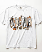 Fall Pumpkins Kindergarten Teacher Shirt