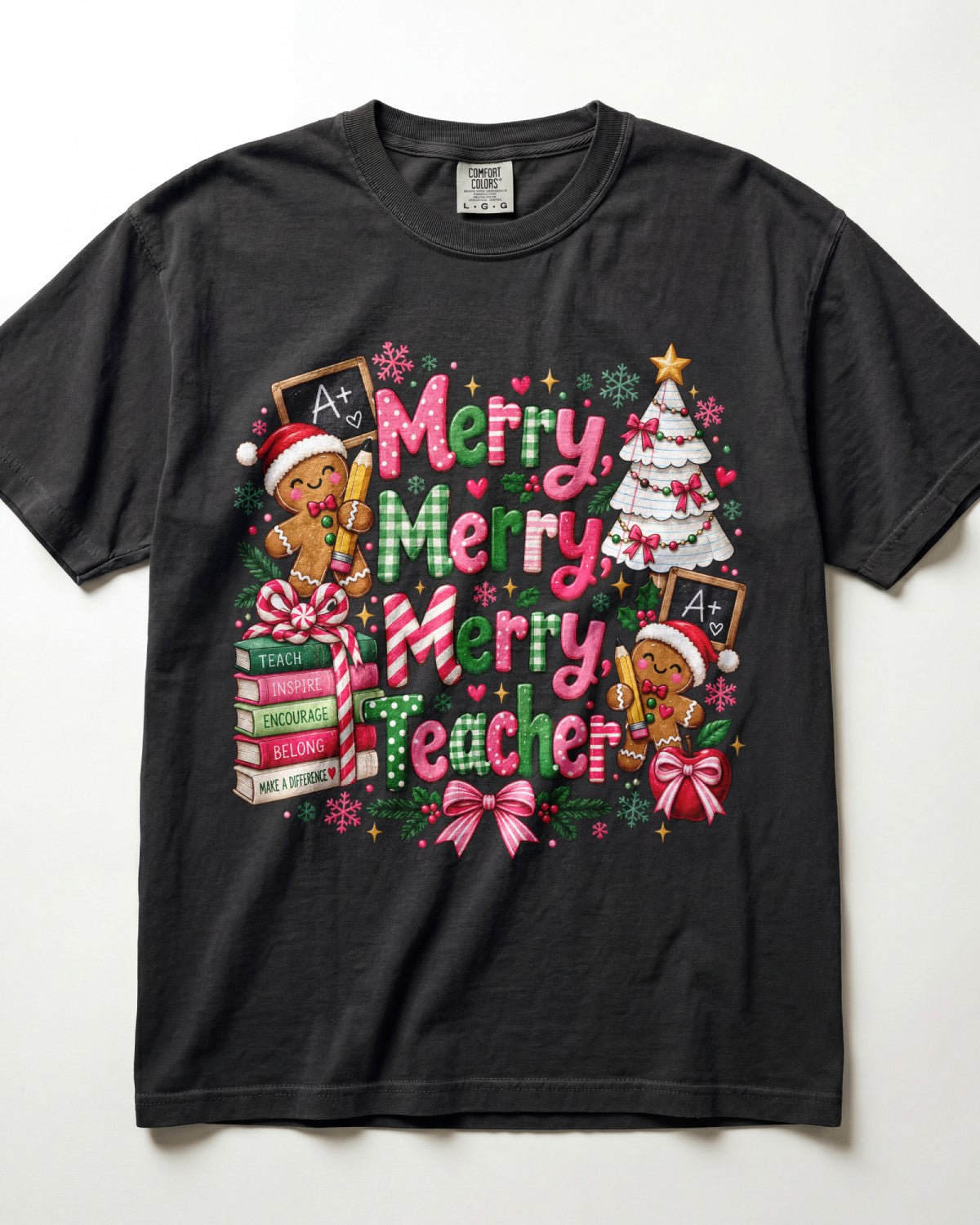 Merry Merry Merry Teacher Kindergarten Teacher Shirt