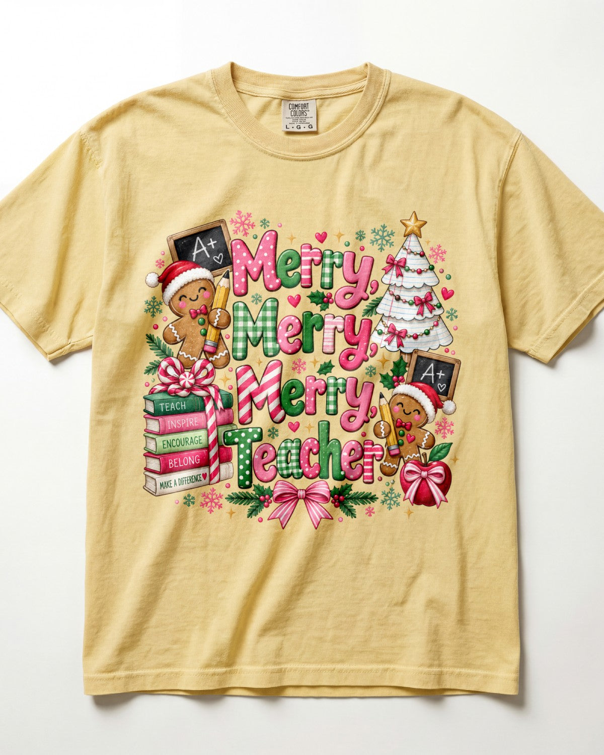 Merry Merry Merry Teacher Kindergarten Teacher Shirt