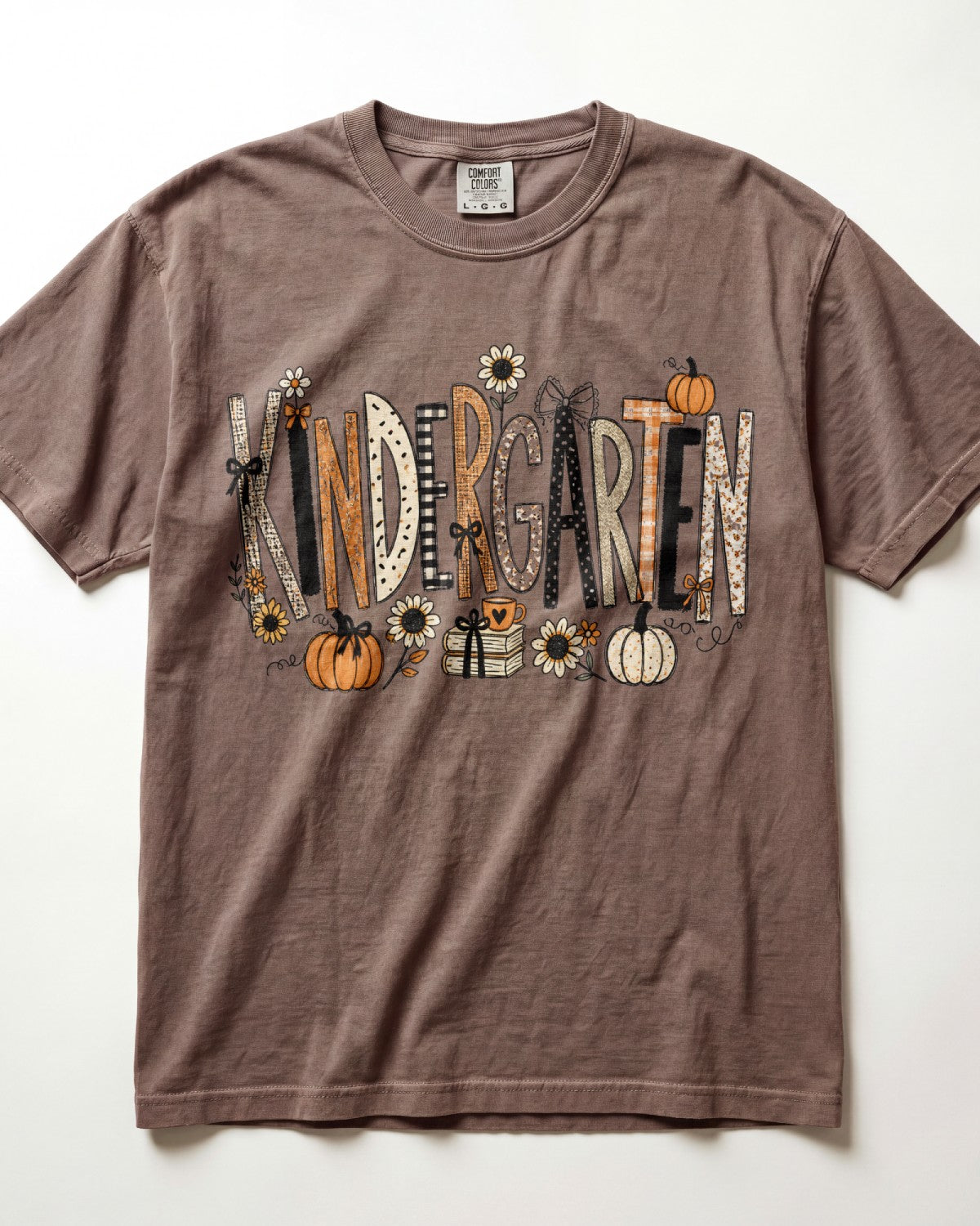 Autumn Books Kindergarten Teacher Shirt