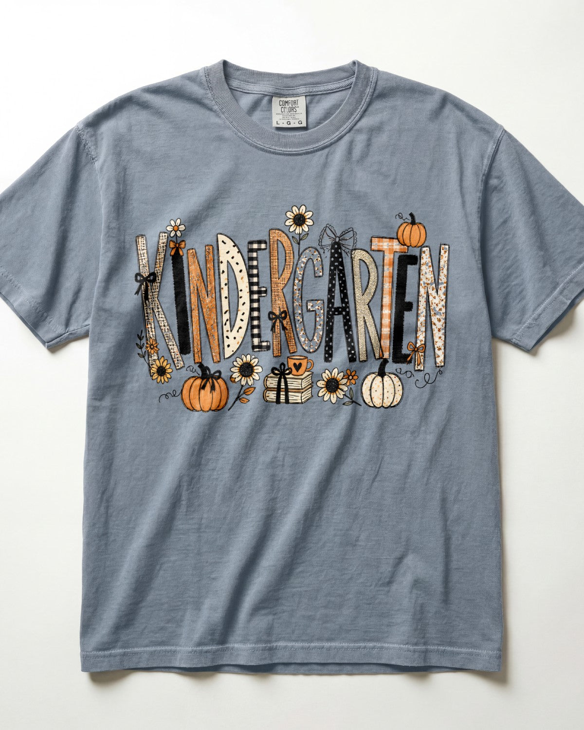 Autumn Books Kindergarten Teacher Shirt