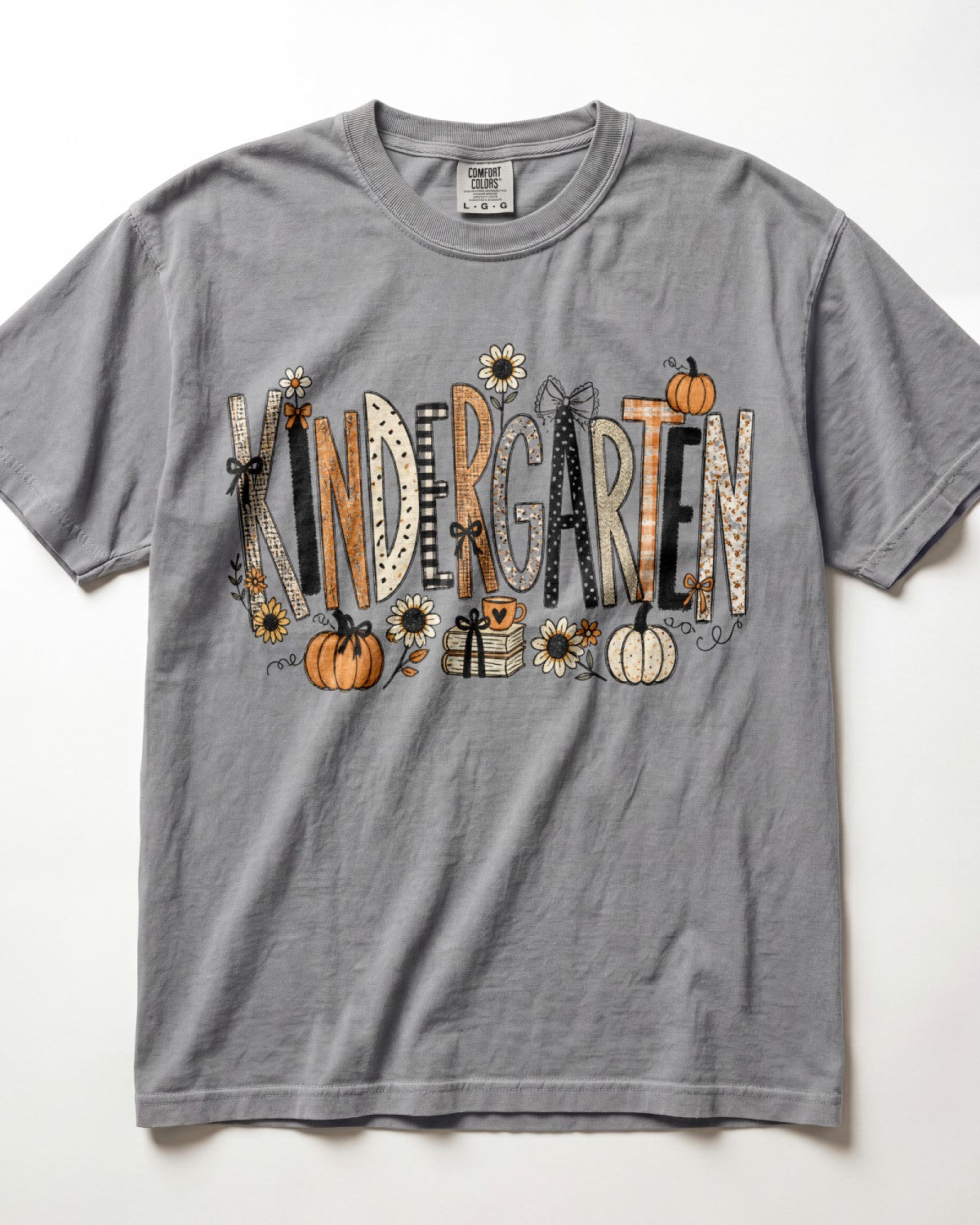 Autumn Books Kindergarten Teacher Shirt