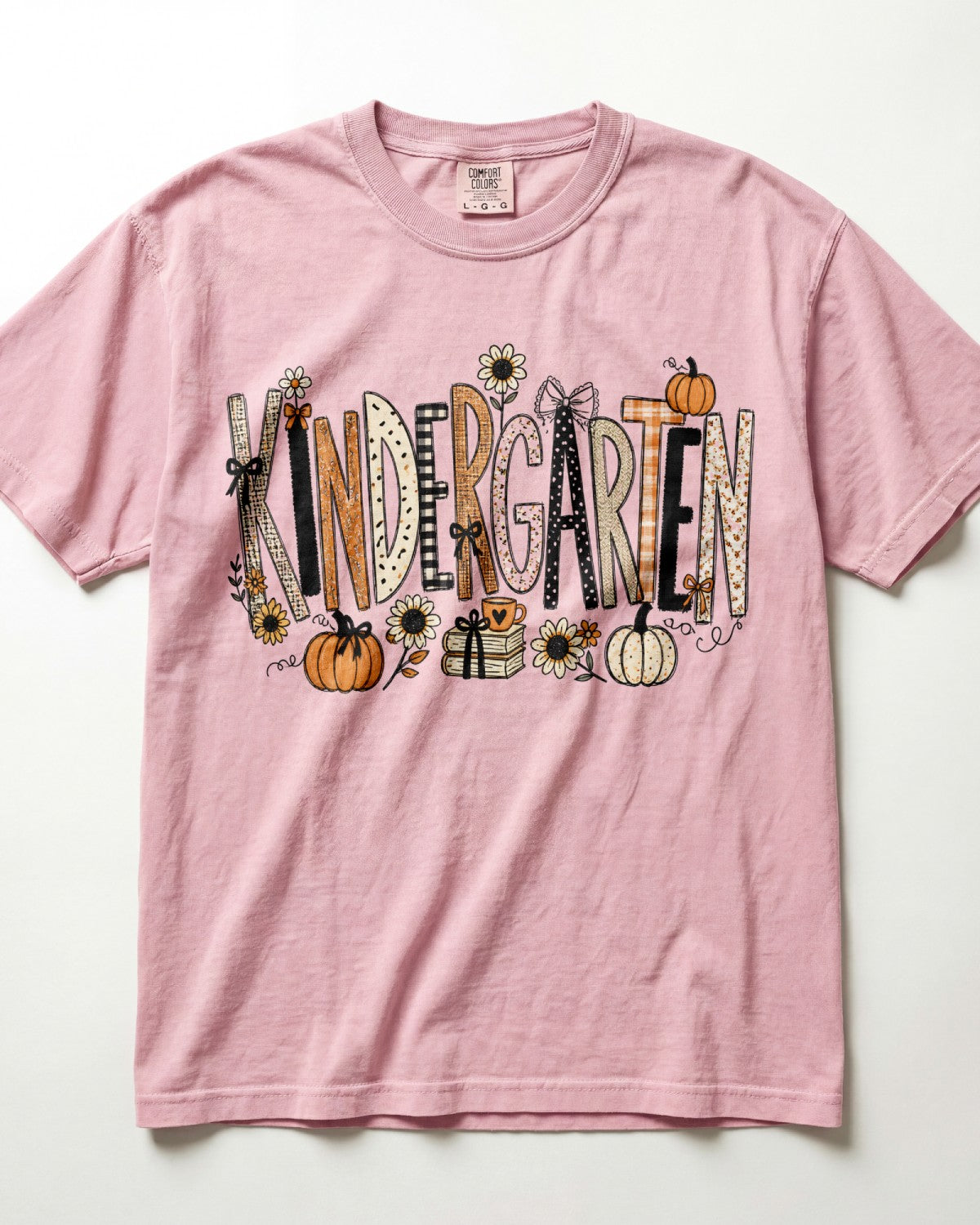 Autumn Books Kindergarten Teacher Shirt