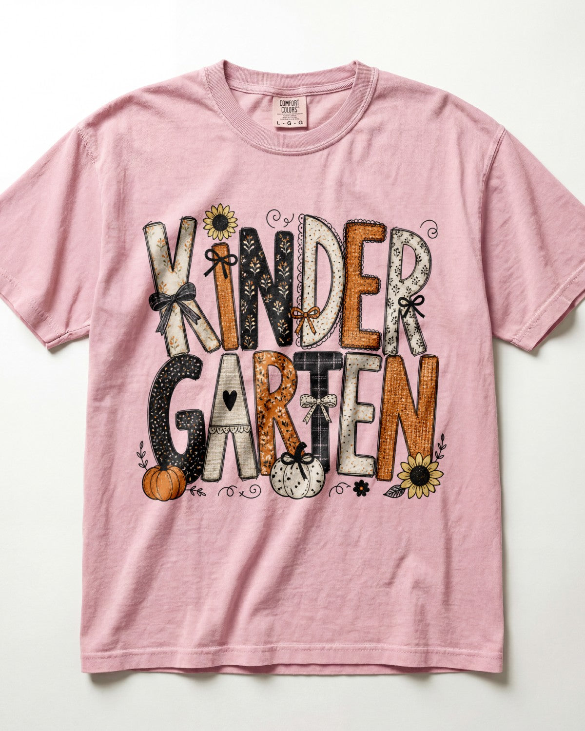 Neutral Sunflower Kindergarten Teacher Shirt
