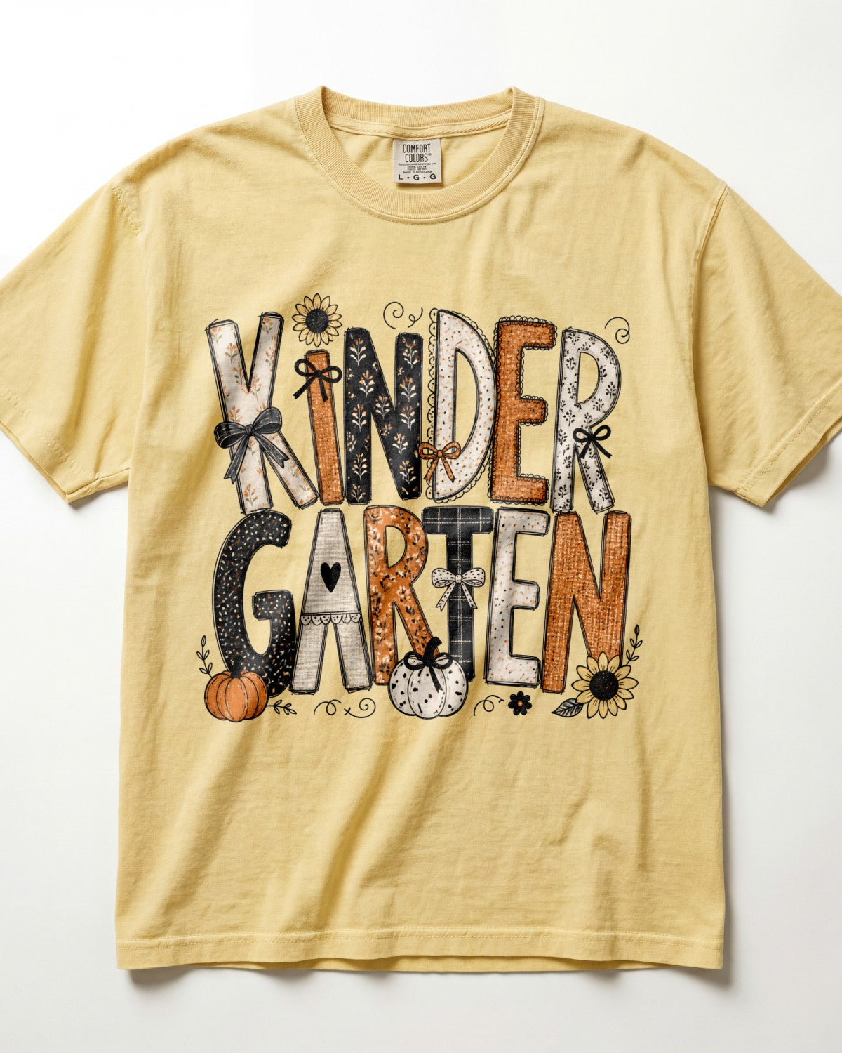 Neutral Sunflower Kindergarten Teacher Shirt