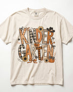 Cowboy Pumpkin Kindergarten Teacher Shirt