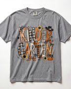 Cowboy Pumpkin Kindergarten Teacher Shirt