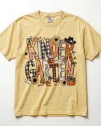 Cowboy Pumpkin Kindergarten Teacher Shirt