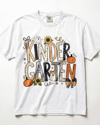 Pastel Ghost Kindergarten Teacher Shirt