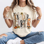 Pastel Ghost Kindergarten Teacher Shirt