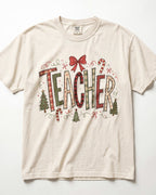 Plaid Christmas Teacher Kindergarten Teacher Shirt