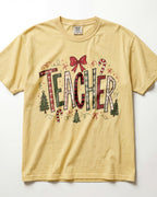 Plaid Christmas Teacher Kindergarten Teacher Shirt