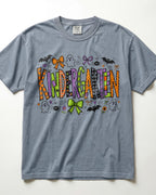 Bats And Bows Kindergarten Teacher Shirt