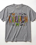 Bats And Bows Kindergarten Teacher Shirt