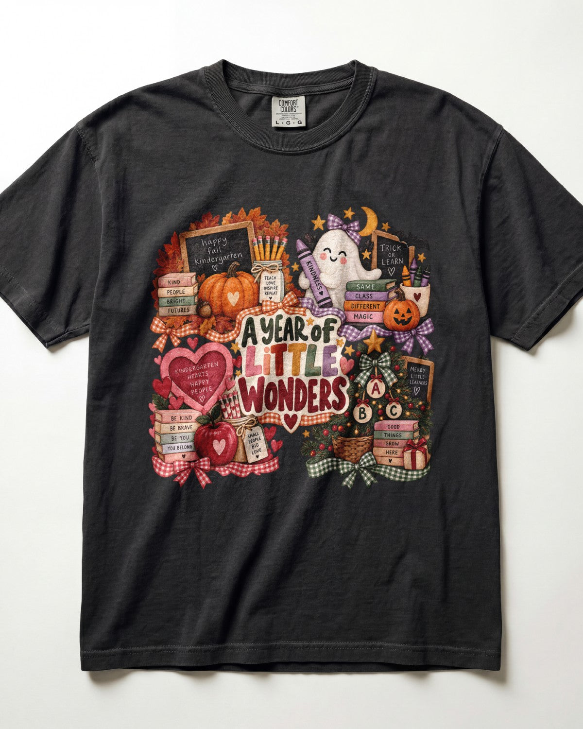 A Year Of Little Wonders Kindergarten Teacher Shirt