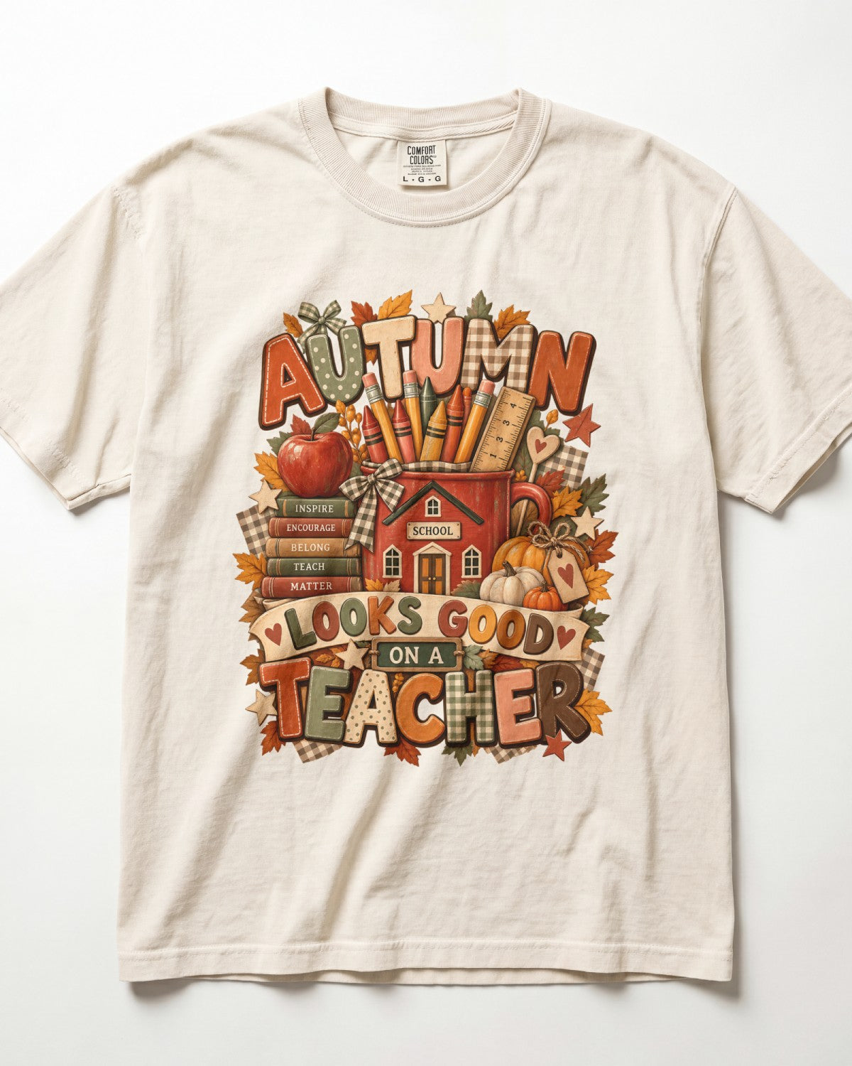 Autumn Looks Good On A Teacher Kindergarten Teacher Shirt