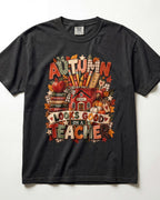 Autumn Looks Good On A Teacher Kindergarten Teacher Shirt