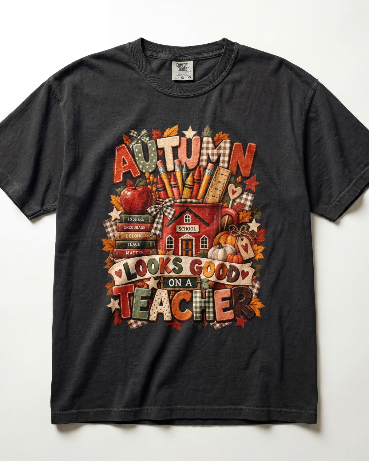 Autumn Looks Good On A Teacher Kindergarten Teacher Shirt