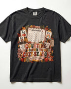 Counting Down To Cozy Season Kindergarten Teacher Shirt
