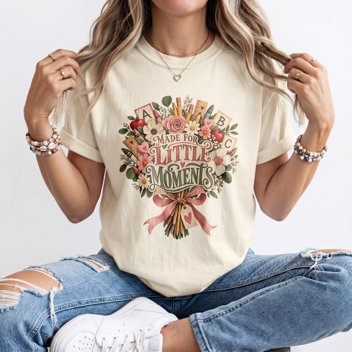 Made For Little Moments Kindergarten Teacher Shirt