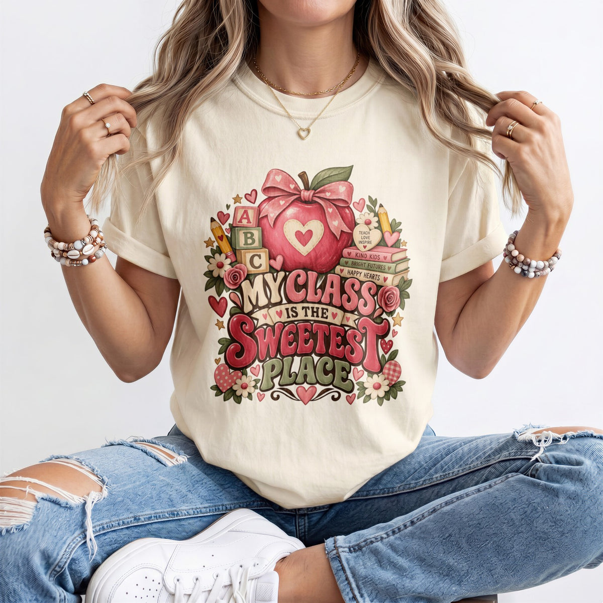 My Class Is The Sweetest Place Kindergarten Teacher Shirt
