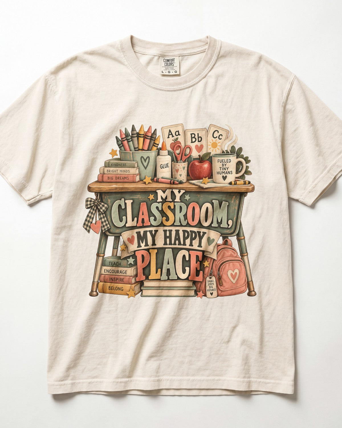 My Classroom My Happy Place Kindergarten Teacher Shirt