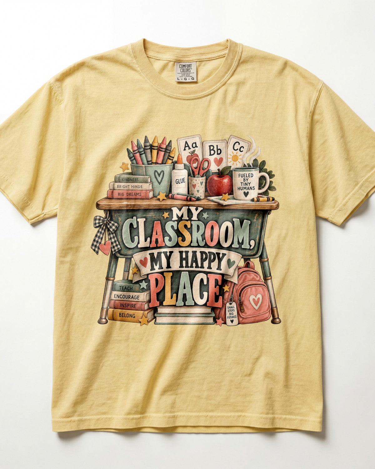 My Classroom My Happy Place Kindergarten Teacher Shirt