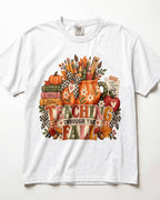 Teaching Through The Fall Kindergarten Teacher Shirt