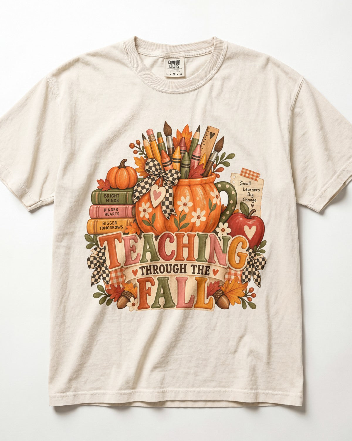 Teaching Through The Fall Kindergarten Teacher Shirt