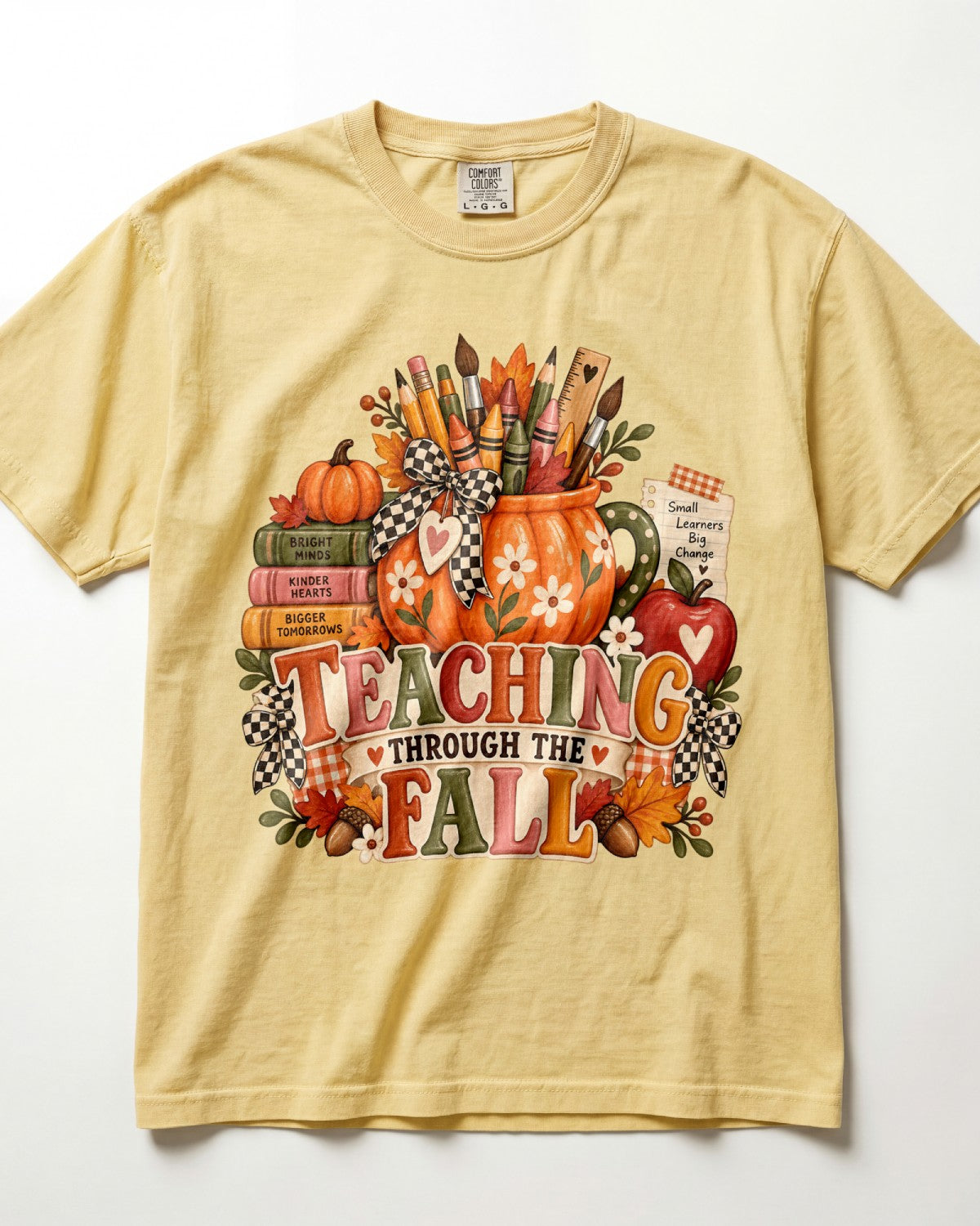 Teaching Through The Fall Kindergarten Teacher Shirt