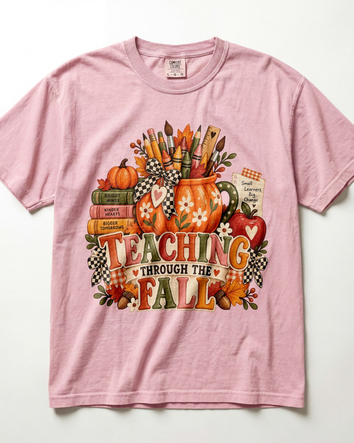 Teaching Through The Fall Kindergarten Teacher Shirt