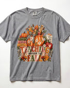 Teaching Through The Fall Kindergarten Teacher Shirt