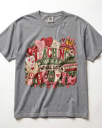 Teaching With A Whole Lotta Heart Kindergarten Teacher Shirt