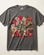 Teaching With A Whole Lotta Heart Kindergarten Teacher Shirt