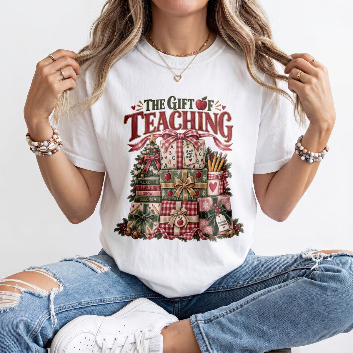 The Gift Of Teaching Kindergarten Teacher Shirt