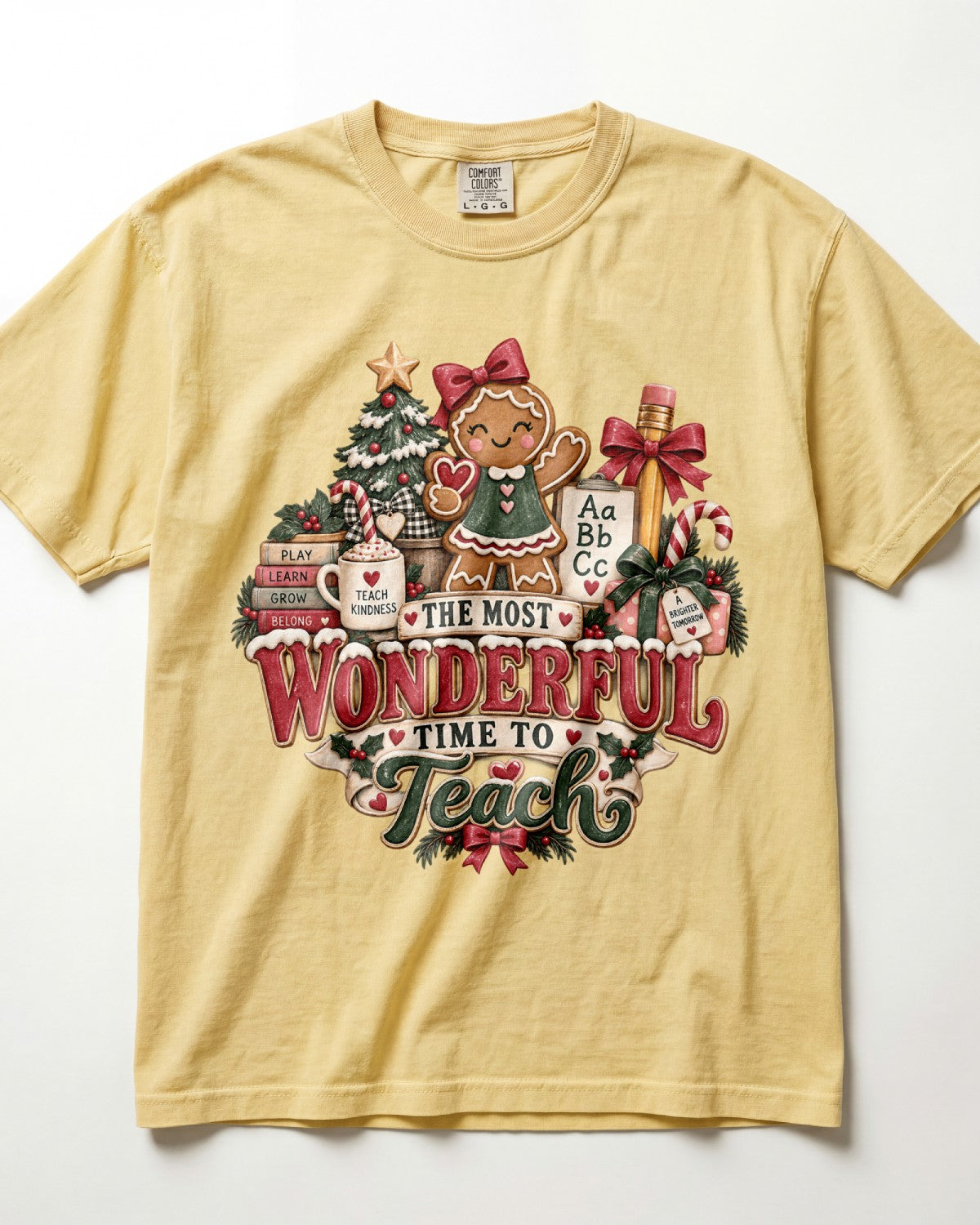 The Most Wonderful Time To Teach Kindergarten Teacher Shirt
