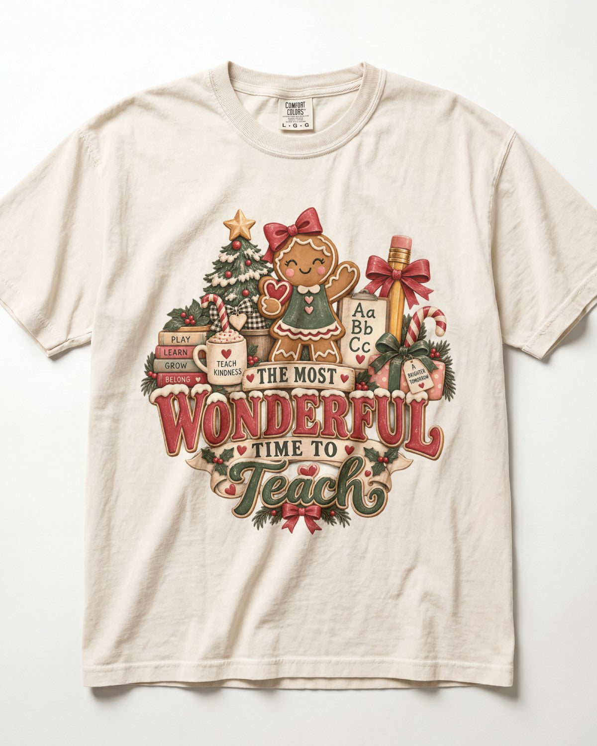 The Most Wonderful Time To Teach Kindergarten Teacher Shirt