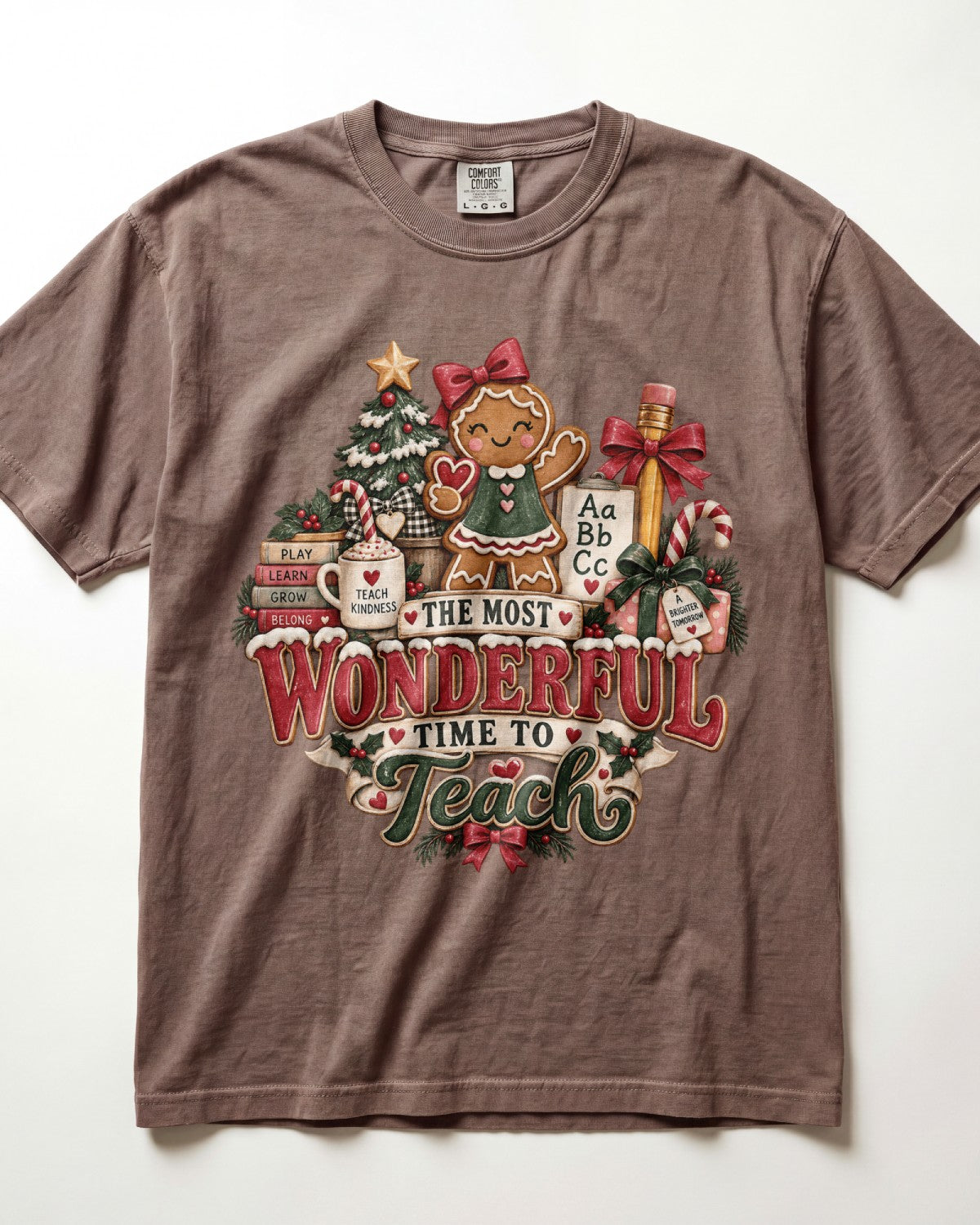 The Most Wonderful Time To Teach Kindergarten Teacher Shirt