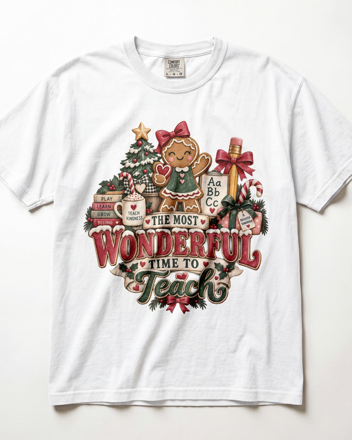 The Most Wonderful Time To Teach Kindergarten Teacher Shirt
