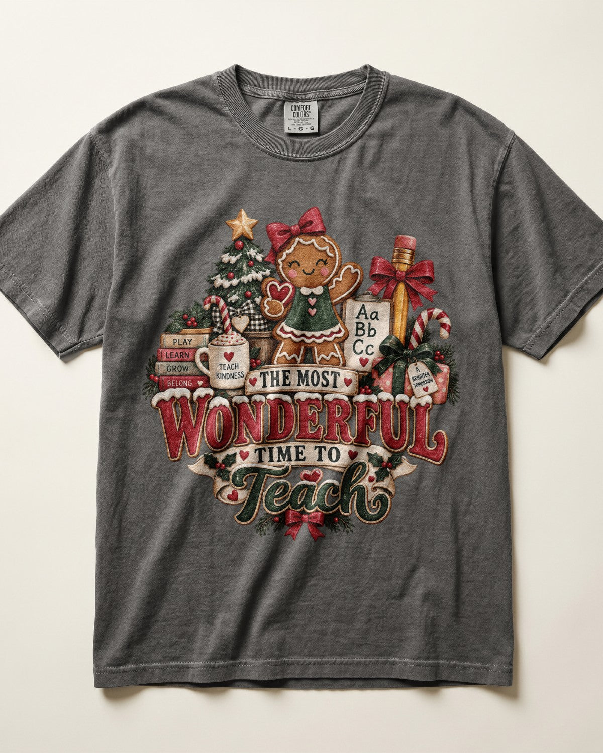 The Most Wonderful Time To Teach Kindergarten Teacher Shirt
