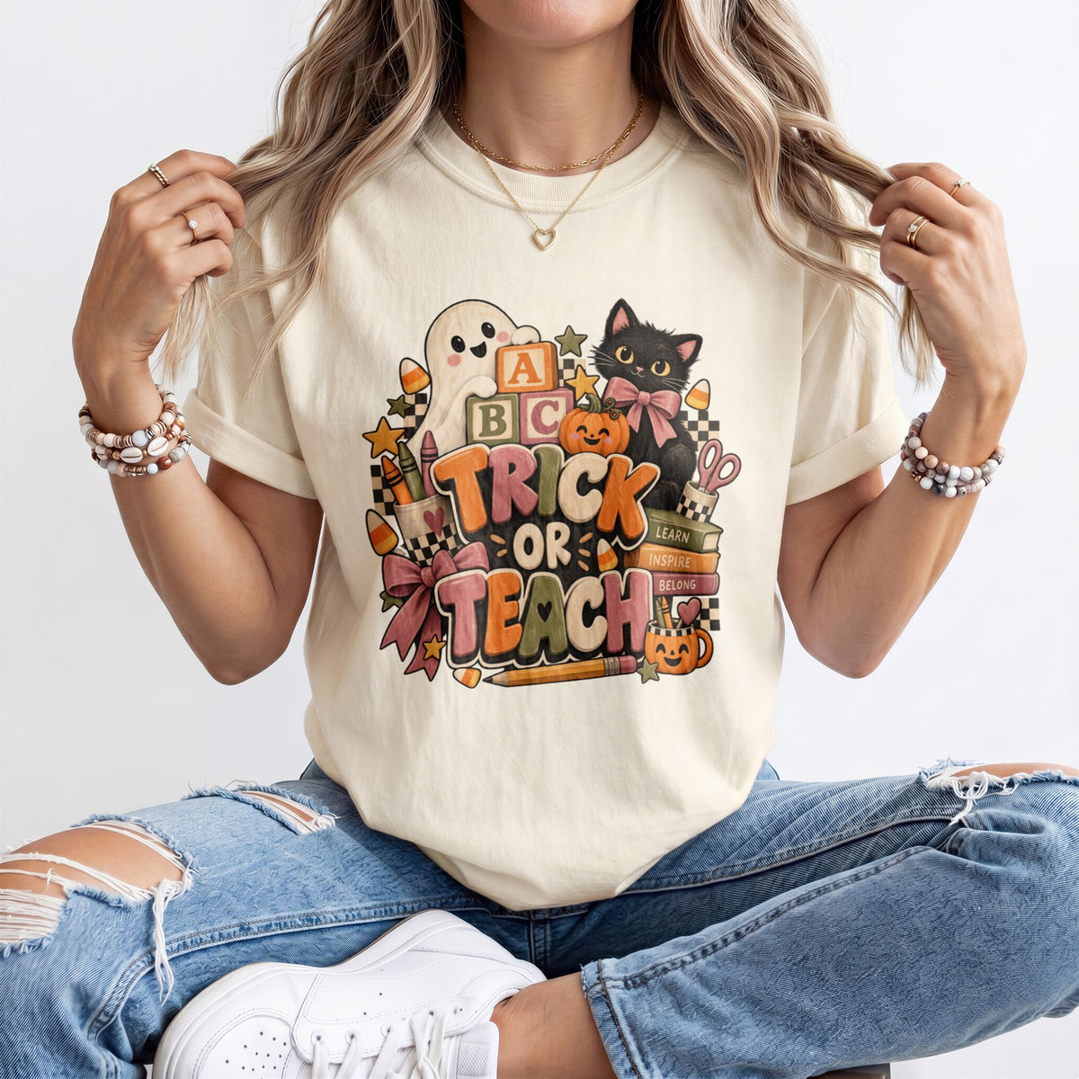 Trick Or Teach Kindergarten Teacher Shirt