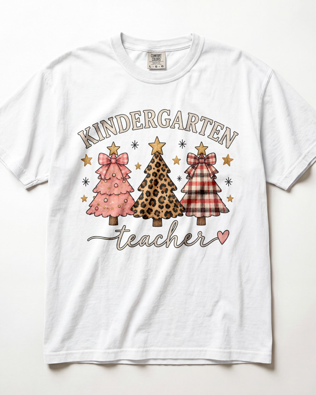 Christmas Trees Kindergarten Teacher Shirt