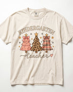 Christmas Trees Kindergarten Teacher Shirt