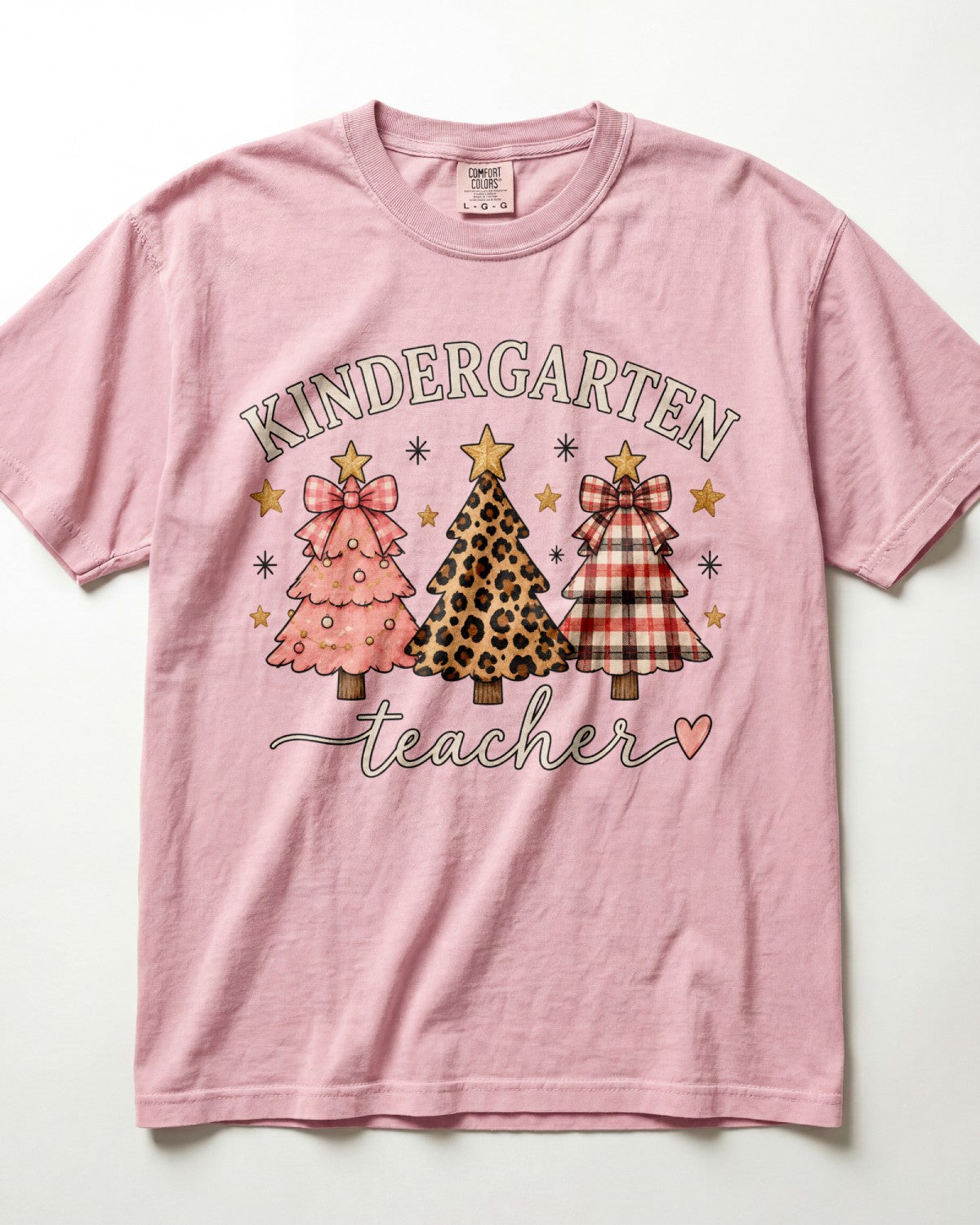 Christmas Trees Kindergarten Teacher Shirt