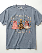 Christmas Trees Kindergarten Teacher Shirt