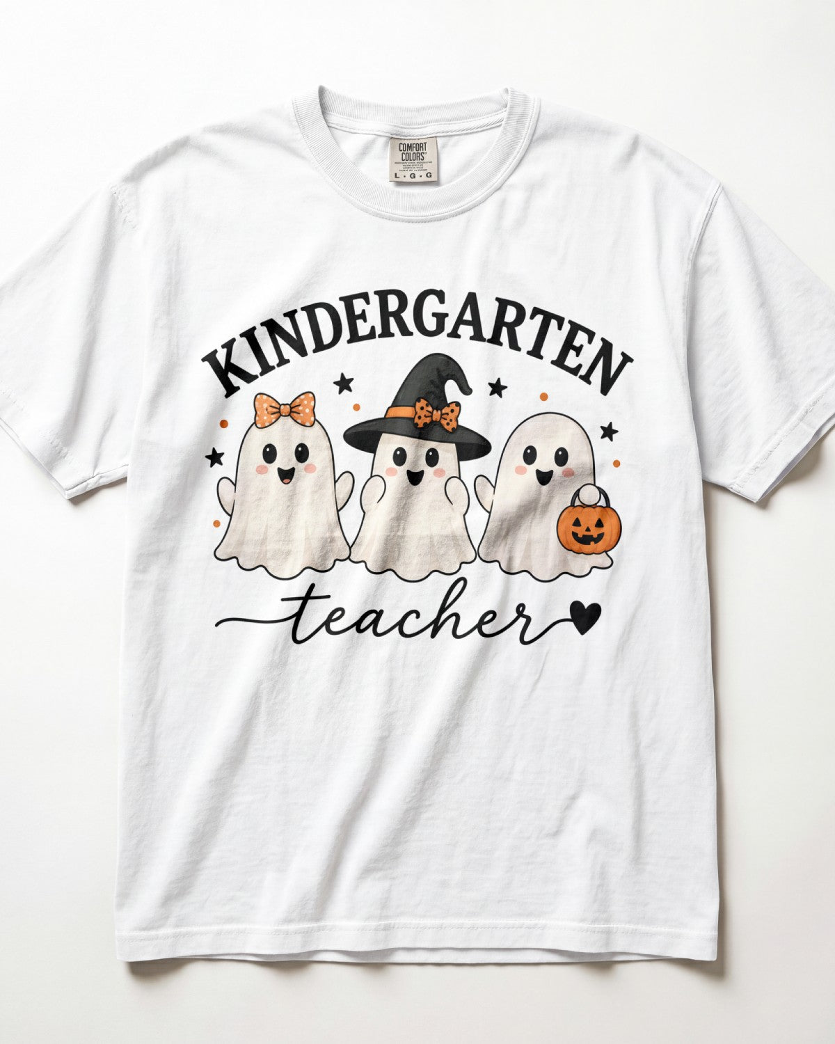 Ghost Trio Kindergarten Teacher Shirt