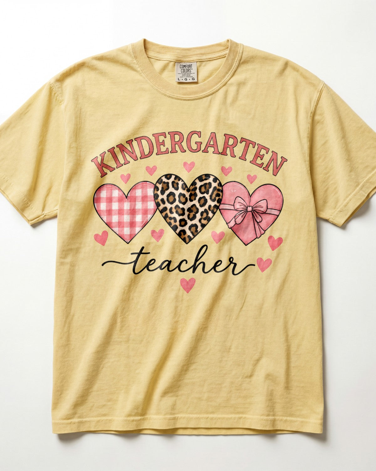Heart Trio Kindergarten Teacher Shirt