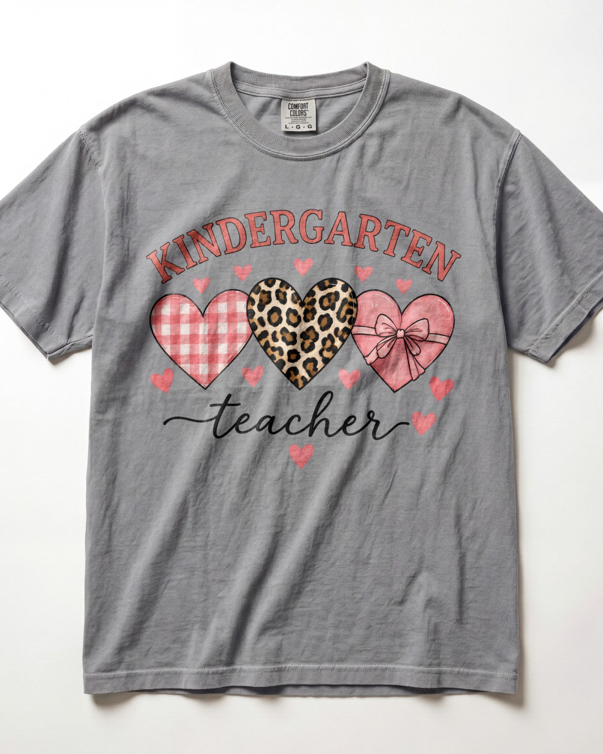 Heart Trio Kindergarten Teacher Shirt