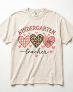 Heart Trio Kindergarten Teacher Shirt